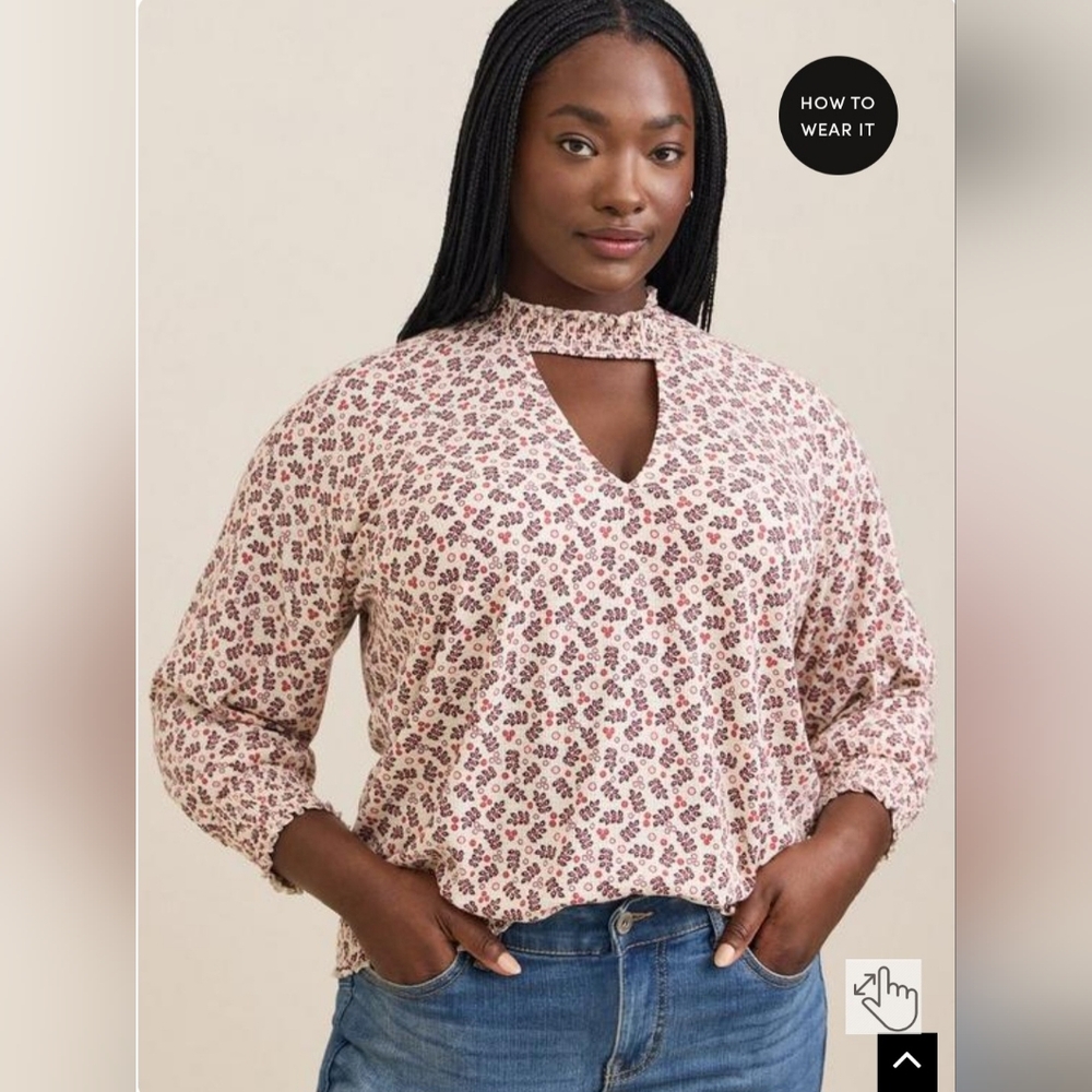 Fall jersey style smocked bottom top